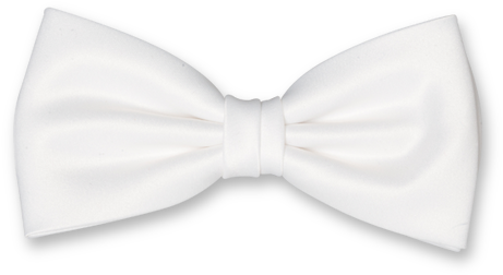 De Mooiste Witte Strikjes - Noeud Papillon Blanc (524x524), Png Download