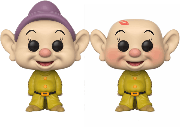 Snow White And The Seven Dwarfs - Dopey Pop Figure (600x600), Png Download