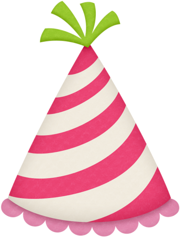 Birthday Hat Transparent Background Clipart Png Png - Pink Birthday Cap Png (390x500), Png Download