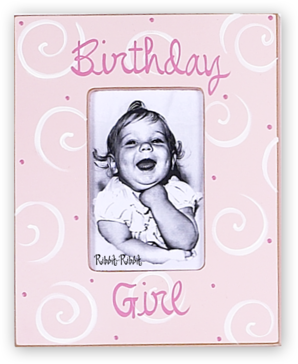 Birthday Girl Rose - Birthday Girl Picture Frame In Rose (1024x1024), Png Download