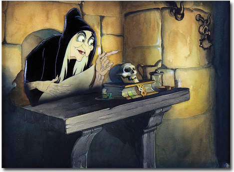 Snow White And The Seven Dwarfs - Snow White And The Seven Dwarfs 1937 Witch (473x473), Png Download