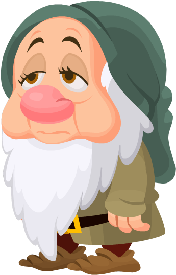 Sleepy Kingdom Hearts Χ - 7 Anões Cute Png (589x625), Png Download