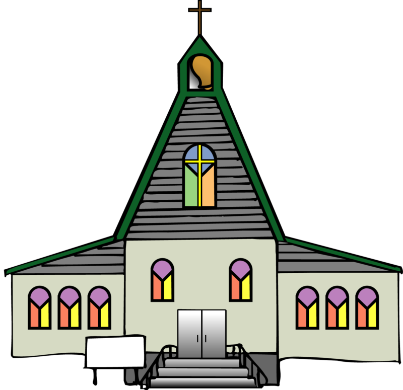 Church Clipart Transparent Background - Transparent Background Church Clipart (800x775), Png Download