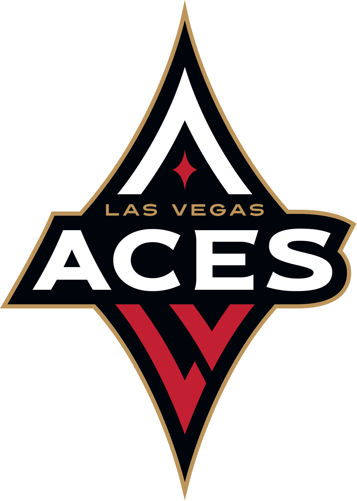 File Las Aces Logo Svg Wikipedia Filelas - Las Vegas Aces Logo Wnba (730x1024), Png Download