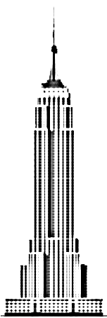 Image Library Download Empire State Building - Drawing Of A Skyscraper (293x482), Png Download