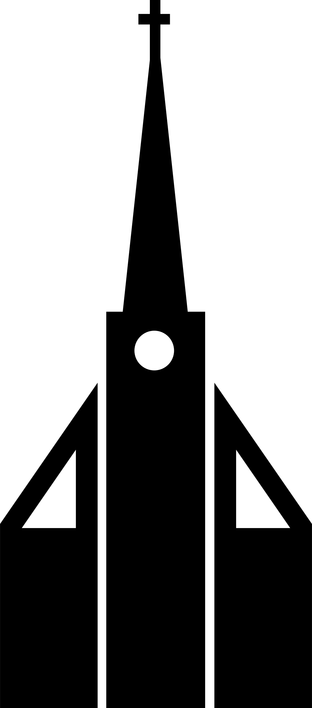 Church Silhouette Png (1060x2400), Png Download
