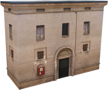 Building 12 Low Poly - 3ds Max Low Poly Building (600x450), Png Download