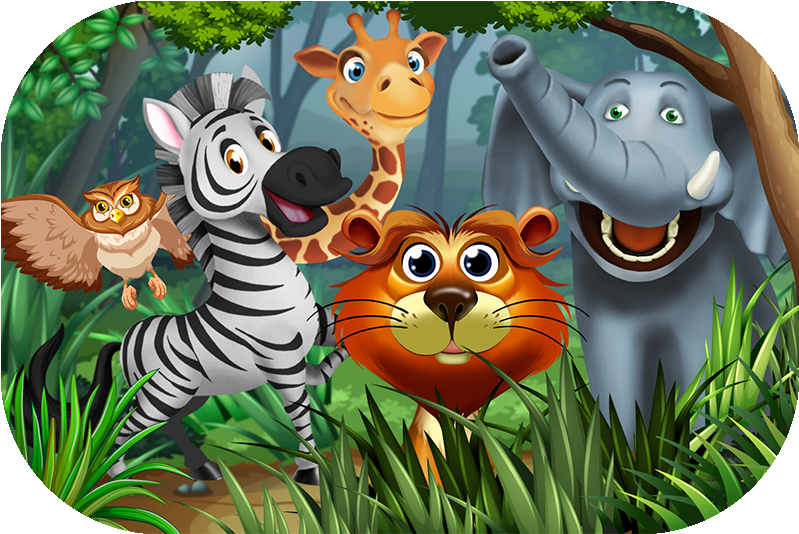 Animal Kingdom - Animal Kingdom Cartoon (860x601), Png Download