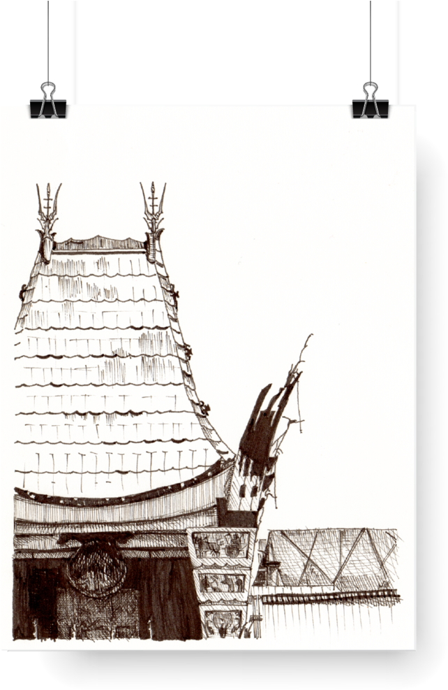 Mann's Chinese Theater, Hollywood (1000x1000), Png Download