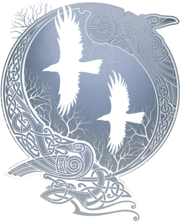 Odin's Ravens (571x495), Png Download
