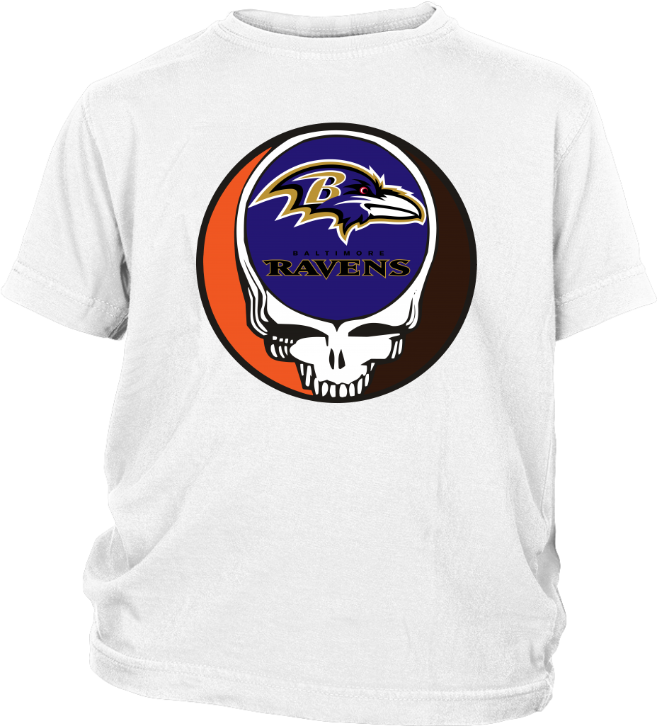 Nfl Baltimore Ravens Grateful Dead Steal Your Face - Team Valor - Pokemon Go Into The Fire Tshirt Hoodies (1024x1024), Png Download