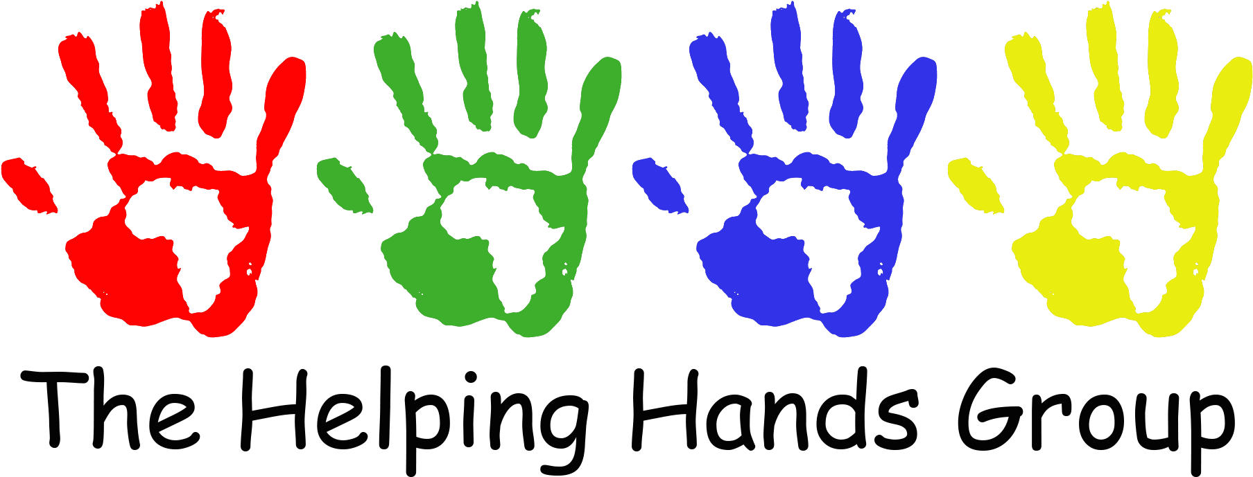 Primary Colors Africa Png - Helping Hands Group (1950x750), Png Download