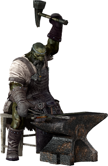 Blacksmith Lenigrast Render - Dark Souls Blacksmith Png (368x563), Png Download