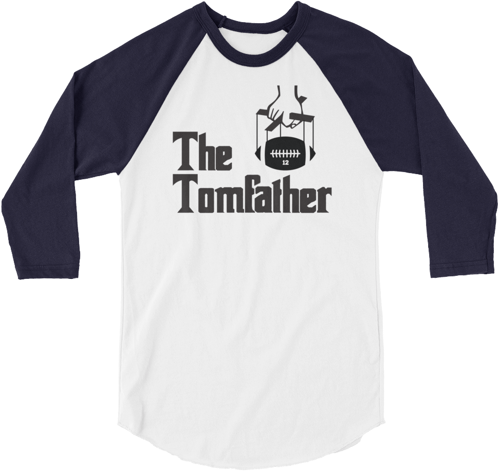 The Tomfather 3/4 Sleeve Raglan Shirt For Tom Brady - Rockstar Class Of 98 (1000x1000), Png Download