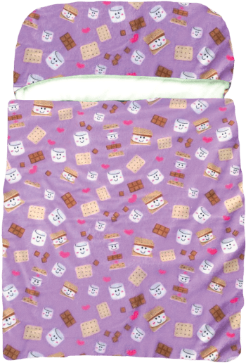 Picture Of S'mores Sleeping Bag - Iscream Smore 2 Love 70" X 28" Faux Sherpa-lined Silky (550x550), Png Download