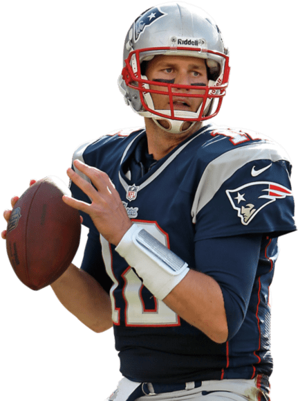 Tom Brady Fathead - Nfl Player Png (600x600), Png Download