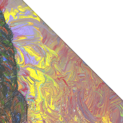 Part Of The Background Created With Liquid Acrylic - Motif (400x400), Png Download