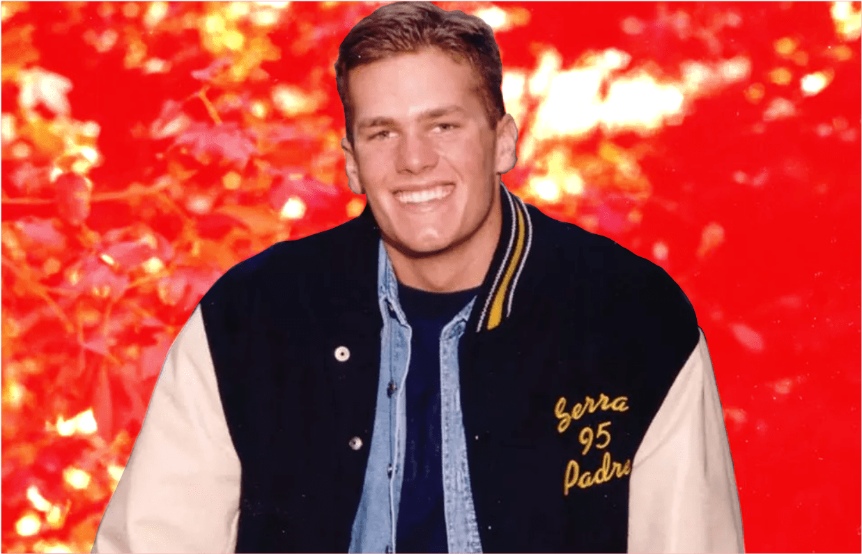 For The Longest Time, There Has Been This Notion That - Tom Brady In High School (1482x952), Png Download