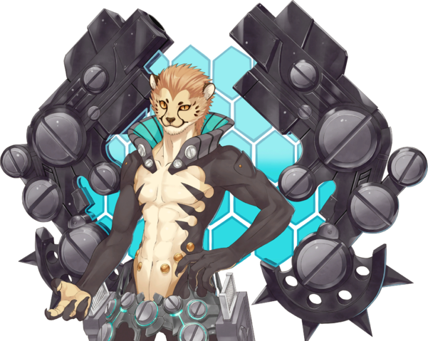 File - Cheetah - Hyperdimension Neptunia (601x479), Png Download