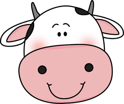 Clip Art Royalty Free Download Cute Png Transparent - Cow Head Clip Art (500x421), Png Download