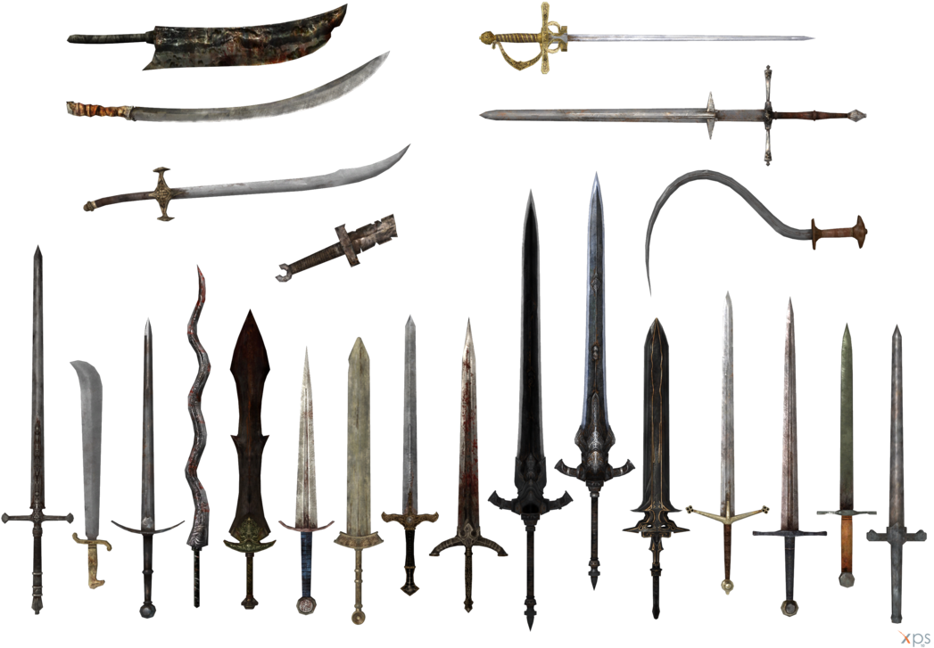 Dark Souls Swords - Дарк Соулс 3 Оружие (1054x757), Png Download