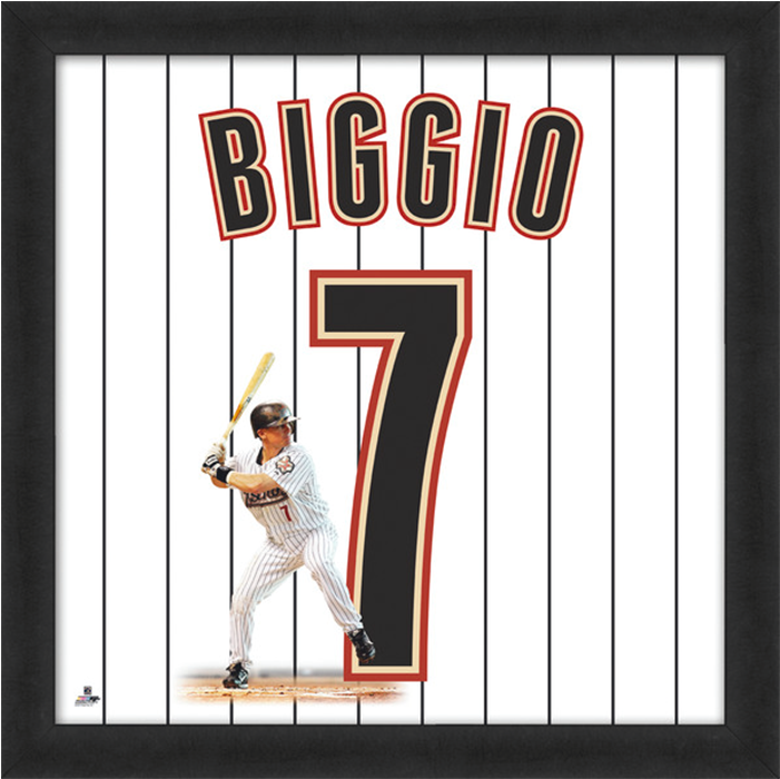 Houston Astros Uniframe Framed Posters - Houston Astros Craig Biggio Uniframe Framed Jersey (700x1000), Png Download