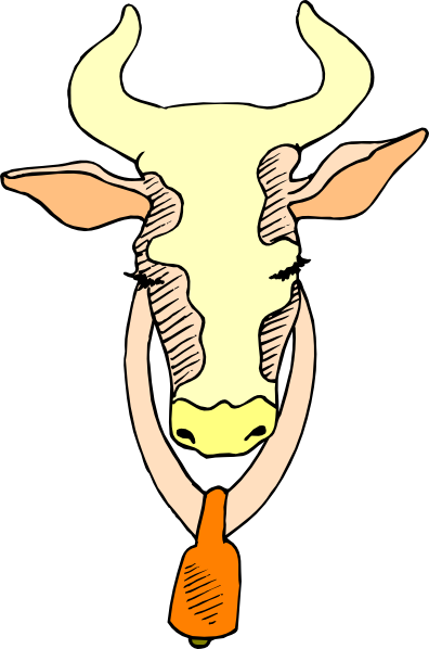 Cow Head With Closed Eyes Svg Clip Arts 396 X 598 Px (396x598), Png Download