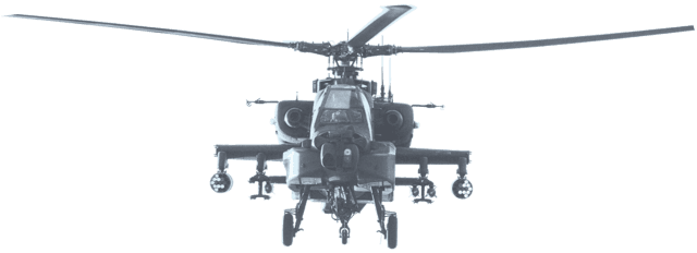 The Helicopter Simulation Benchmark - Us Air Force Fighter Helicopters (640x232), Png Download