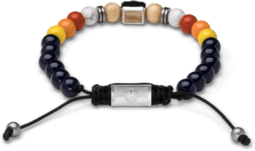 Houston Astros™ Square Macrame Bracelet 8mm - Bracelet (1024x1024), Png Download