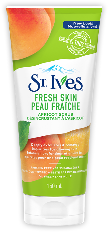 Fresh Skin Apricot Scrub - St. Ives Skin Renewing Body Lotion, 21 Ounce (530x787), Png Download