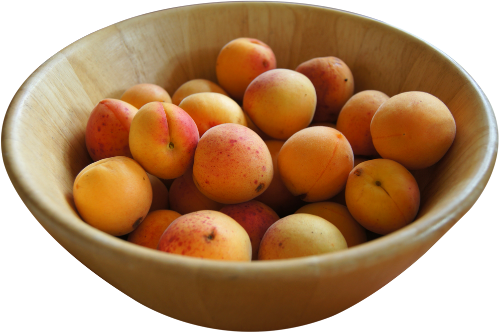Apricots In Bowl Png Image - Portable Network Graphics (1050x699), Png Download