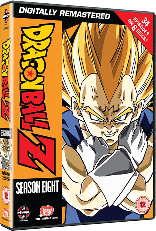 Dragon Ball Z Season Eight - Dragon Ball Z Dvd Uk (530x795), Png Download