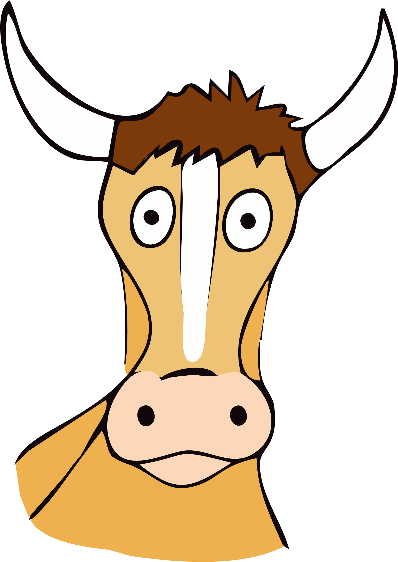 Open Clipart Cow - Bullsh: Or, That Bloody Cow (1819x2400), Png Download
