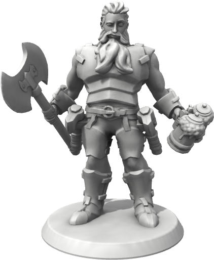 Hardwon Surefoot - Figurine (1366x621), Png Download