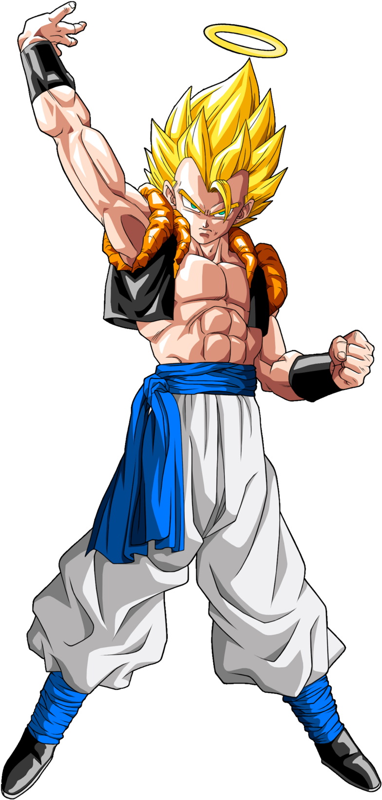 Dragon Ball's Fusion - Gogeta Super Saiyan (900x1784), Png Download