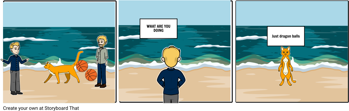 Dragon Ball Meets Garfield - Sea (1164x385), Png Download