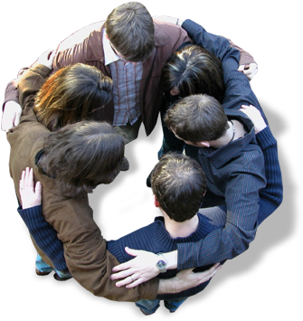 Group-prayer - Support Group Method Training Pack: Effective Anti-bullying (343x363), Png Download