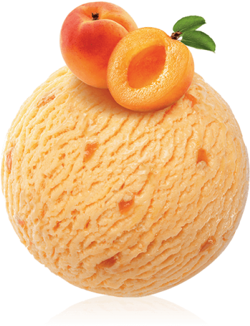 Apricot - Apricot Ice Cream (1250x750), Png Download