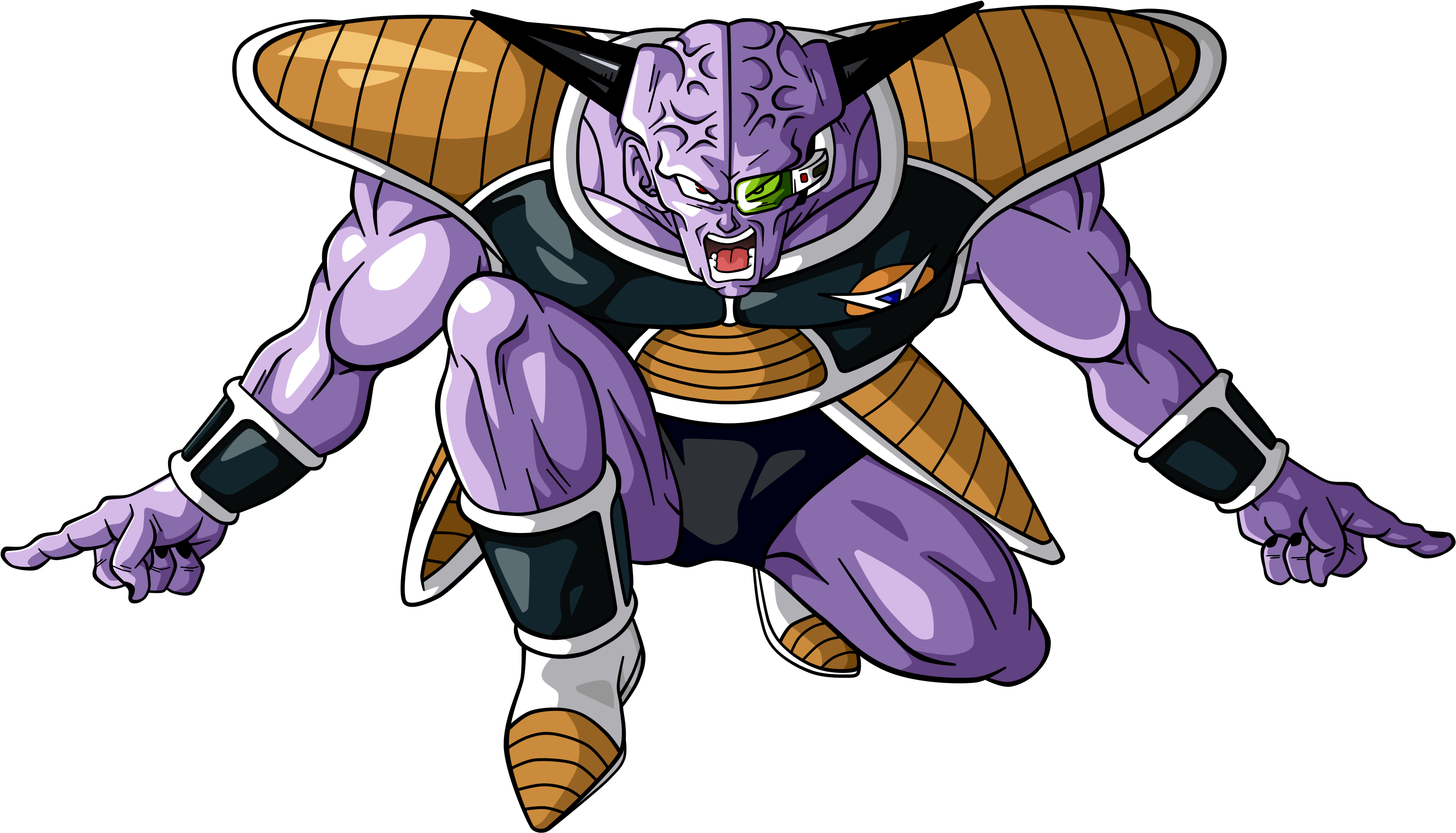 Dragon Ball 5 Owner Sean - Ginyu Dbz Png (4000x2336), Png Download