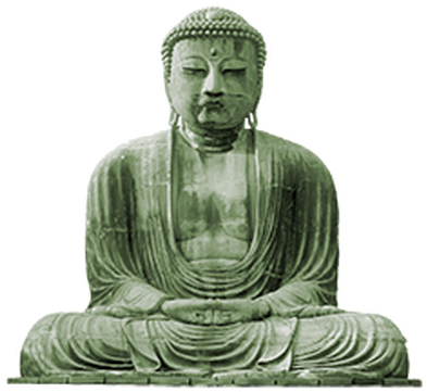 Buddhism Green Statue - Kōtoku-in (400x400), Png Download
