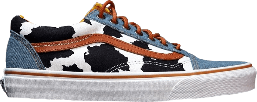 Toy Story X Old Skool 'woody' - Vans Old Skool (847x339), Png Download