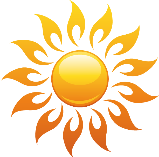 Gifs De Naturaleza - Detailed Sun Drawing (613x608), Png Download