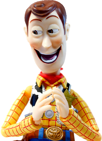 There S A Boot In My Snake - Creepy Woody Doll (351x483), Png Download