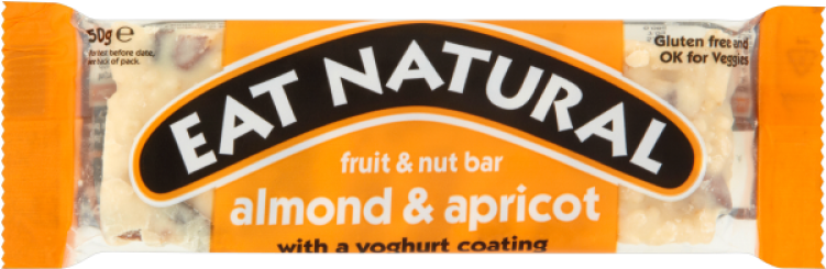 More Views - Eat Natural Almond & Apricot With Yoghurt 50g (800x800), Png Download