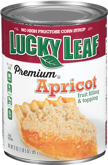 Premium Apricot Fruit Filling & Topping - Lucky Leaf Premium Apple Pie Filling Or Topping - 21 (750x563), Png Download