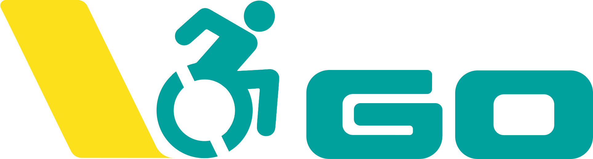 Vinego-logo - Rae 15" Ny Accessible Ada Parking Stencil - 1/16" Duro-last (1927x518), Png Download