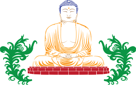 Buddha Buddhism Religion Statue Eastern Bu - Buddha Clipart Png (544x340), Png Download
