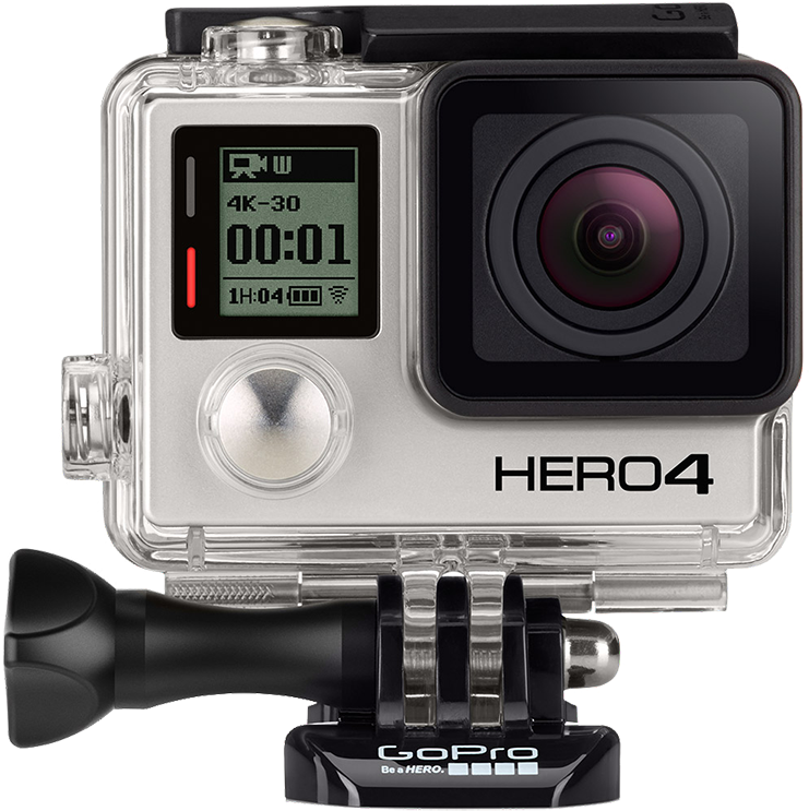 Gopro Camera Png Image - Gopro Hero4 - Black Edition - Action Camera (1000x839), Png Download