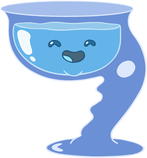 Glass Of Water - Portable Network Graphics (631x677), Png Download
