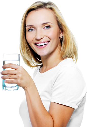 Evolve Series Water Treatment, Water Care Water Conditioners, - Woman Drinking Water Png (356x517), Png Download